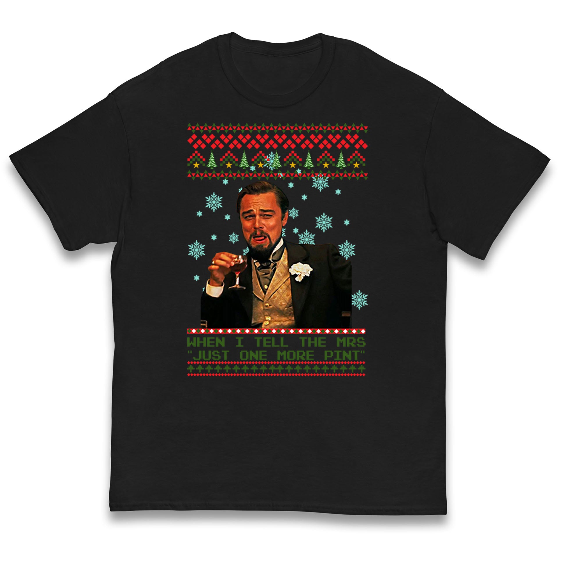 Leonardo DiCaprio Christmas Funny Kids T Shirt 160