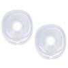 2 Pezzi Flangia in Silicone per 2 Pompe per Seno Indossabili Accessori Flangia Sostitutiva Inserto Cuscinetto Pezzi di Ricambio