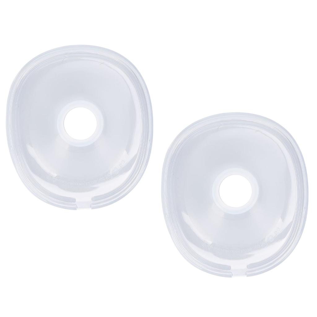 2 Pezzi Flangia in Silicone per 2 Pompe per Seno Indossabili Accessori Flangia Sostitutiva Inserto Cuscinetto Pezzi di Ricambio