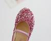 Sequined Princess Pointed-Toe Leather Shoes for Girls