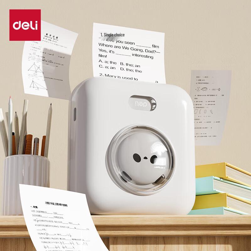 Портативный термопринтер этикеток Deli X2