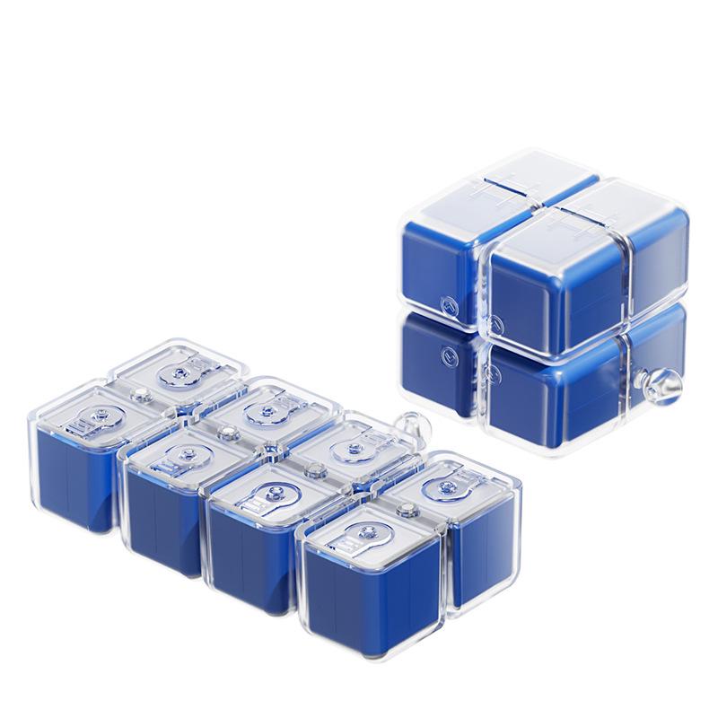 Portable Pill Box Organizer: 7-Day Sealed Dispenser with Large Capacity for On-the-Go Medication