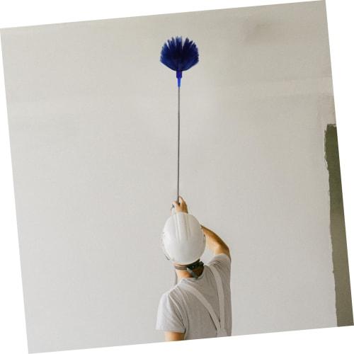 MUCKLILY Household Spider Web Cleaner, Flexible Design, Easily Cleans Hard-to-Reach Areas, Removes Spider Webs, Ultra-Fine Bristles, Easy To Clean, Ve