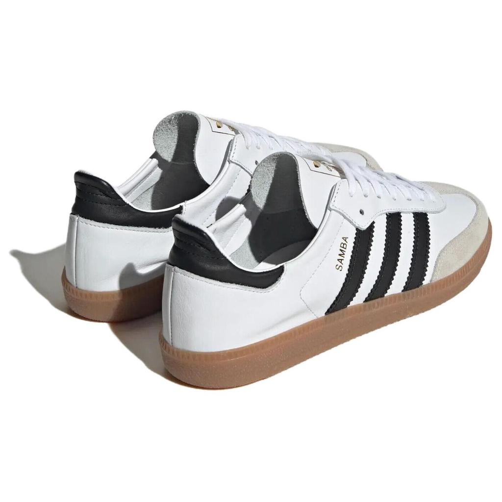 adidas Samba Decon Weiß Schwarz Gummi Unisex Sneaker Wolkenweiß Kernschwarz Grau-Eins IF0642