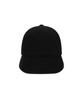 Bajal Va Curved Studded Link Bonnet Hat Black