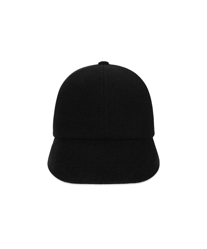 Bajal Va Curved Studded Link Bonnet Hat Black
