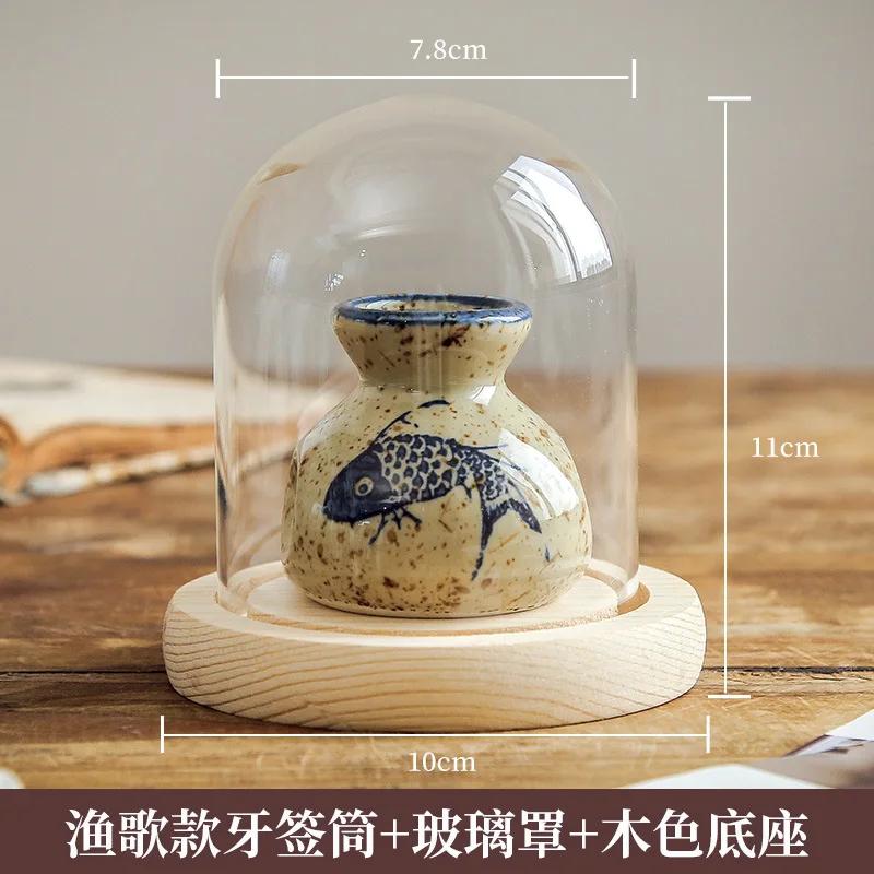 Personalizovaná krabička na párátka Domácí lehký luxusní keramický držák na párátka Kreativní hotelový catering Komerční nádobka na vatové tyčinky