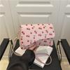 Simple Crescent Bag 2025 New Niche Sweet Cherry Print Messenger Bag Fashionable and Casual High-end Underarm Bag