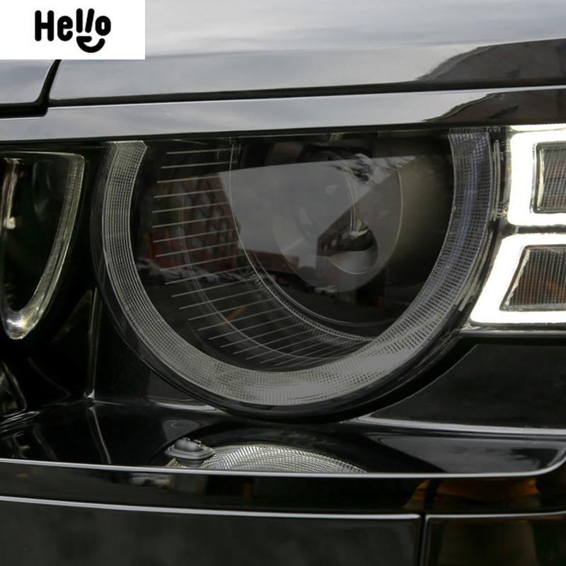 For Land Rover Defender L663 110 90 2020 2021 Car Headlight Protective Film Smoked Black Tint Wrap Vinyl Transparent TPU Sticker
