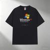 Unisexs 100 Cotton Tshirt Windows Xp Professional Print Crew Neck Short Sleeve Casual Outdoor Tee