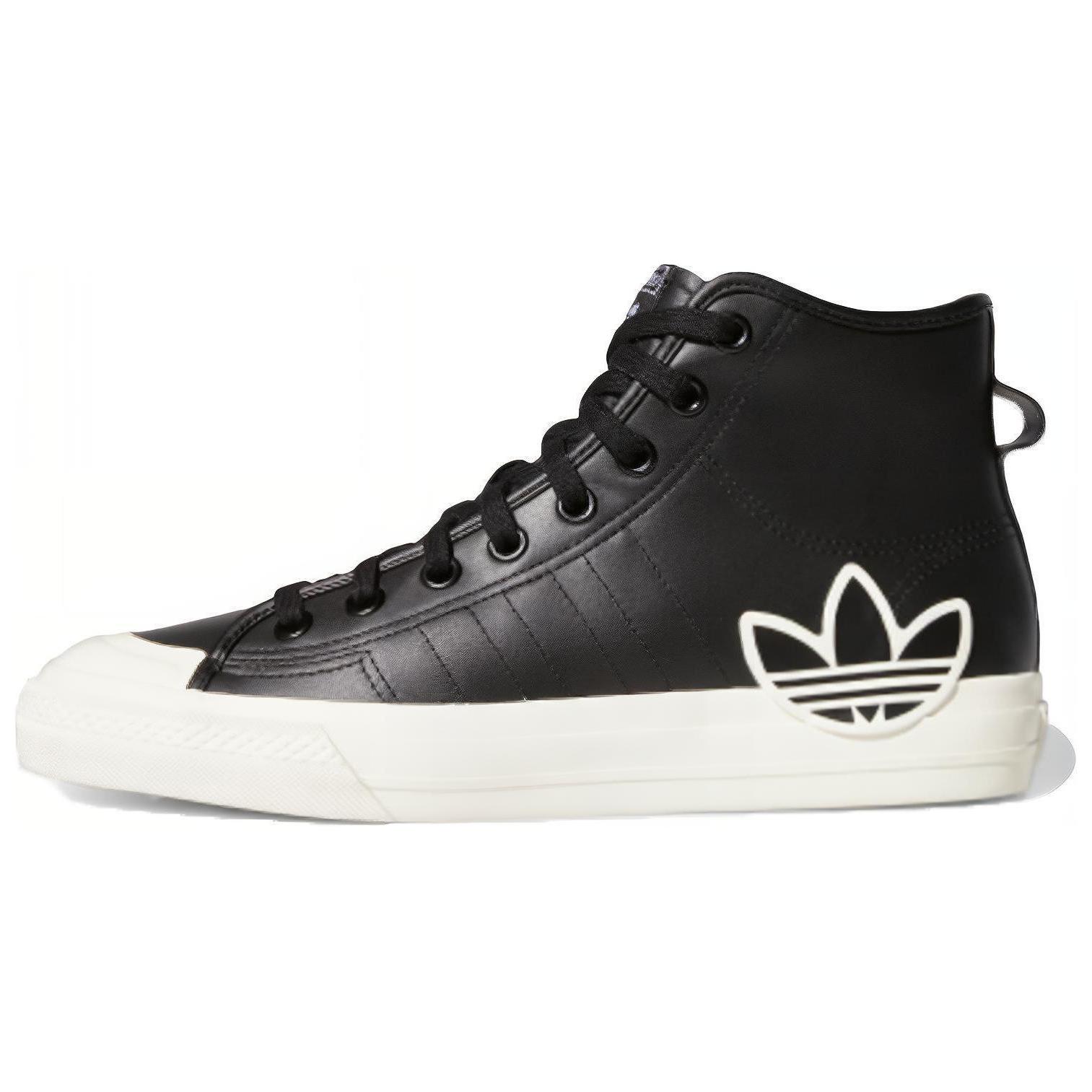 Adidas Nizza Hi Rf  Black White  FX8496 36