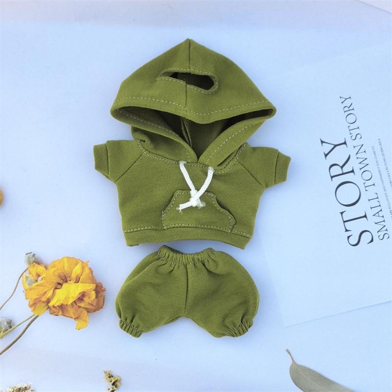 Labubu Casual Sweatsuit Set Labubu 15/17cm Dolls Clothes Fashionable Comfortable Sports Suit Hoodie Labubus Accessories Gift