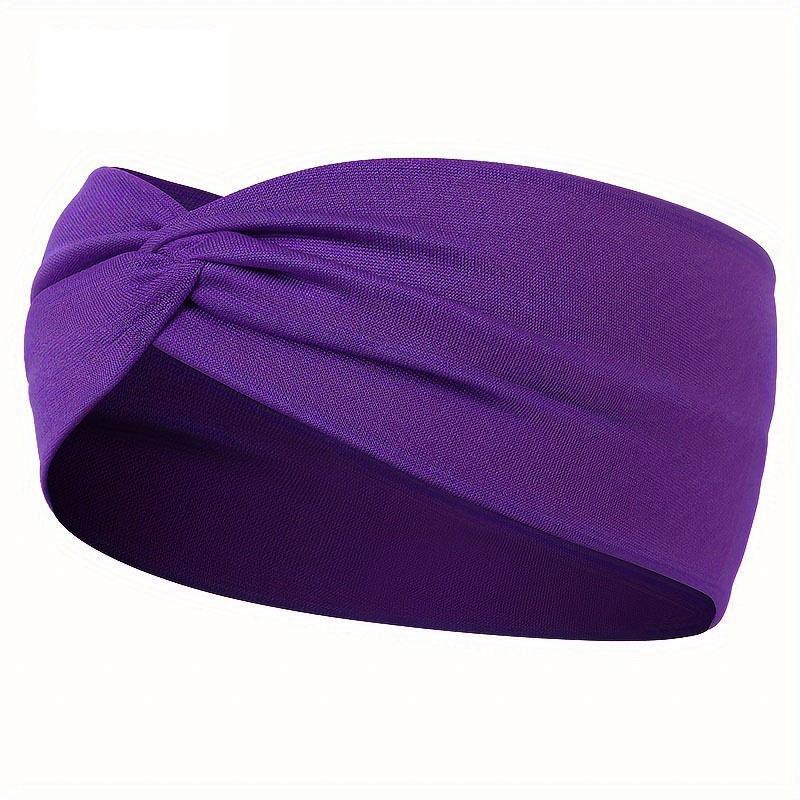 Bandeau Croisé de Sport pour Femme pour Maquillage, Yoga et Lavage du Visage