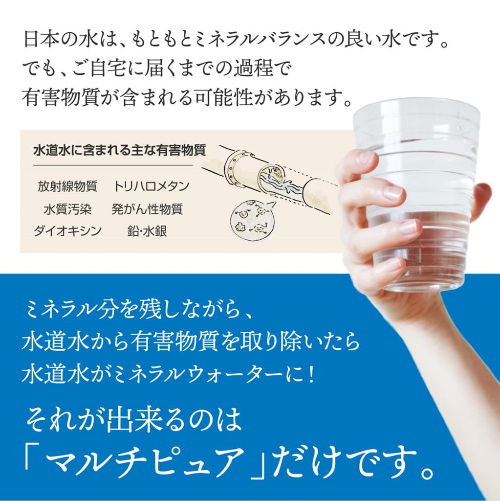 Water Purifier Cartridge with Substance Undersink Cartridge Compatible Product UAC0827-GN [Compatible UZC2000, UC17021, UNC1000, BUC12001] [17+3