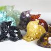 Animal Resin Desktop Decor With Crystal Chips For Gift And Home Office