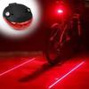 Fahrradlicht 7 Blitzmodus Nachtfahrradrücklicht Safe Cycle Laser Cycle After Light Cycling