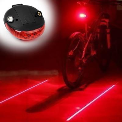 Světlo na kolo 7 režimů blikání Zadní světlo na kolo v noci Bezpečné laserové světlo na kolo Zadní světlo na kolo Cyklistika