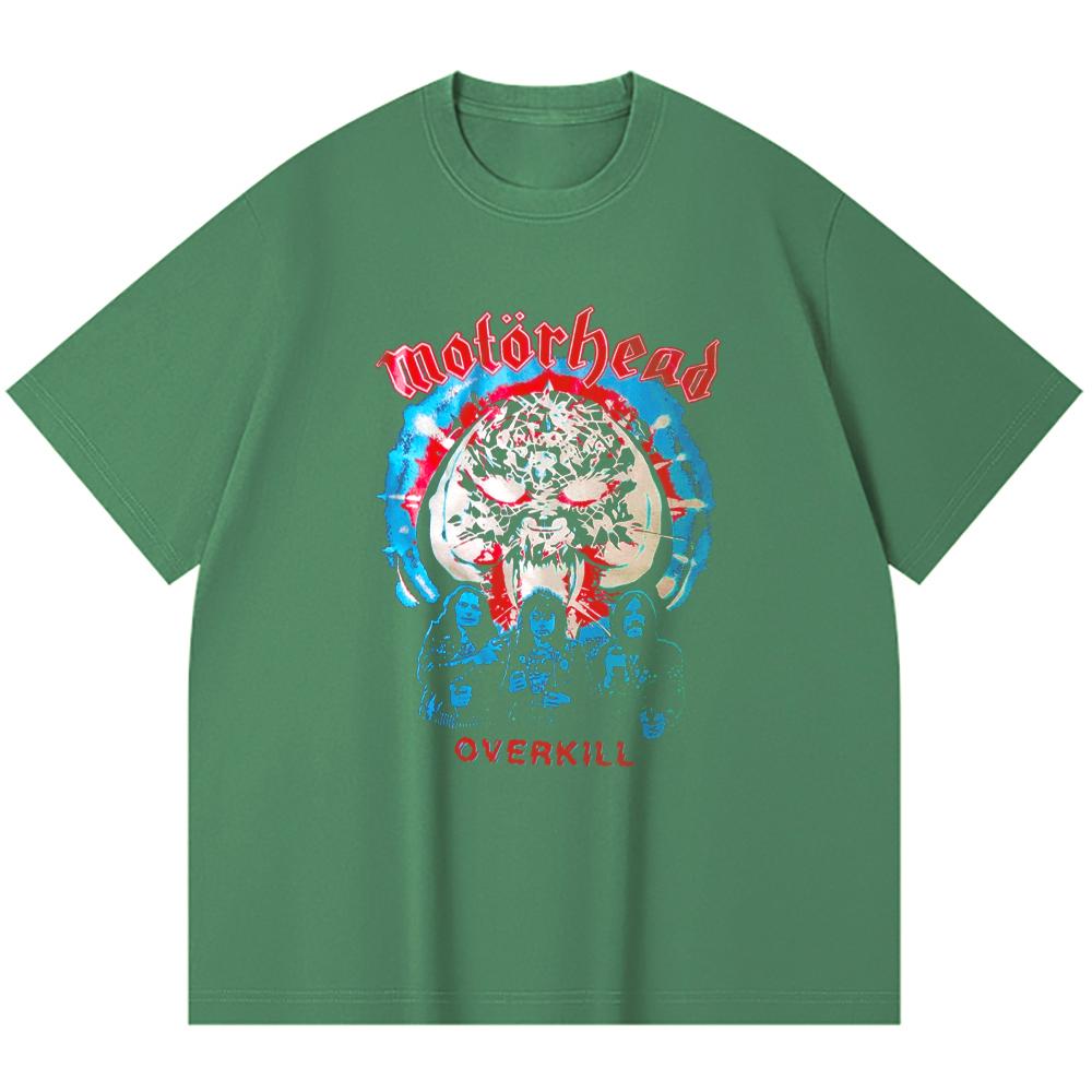 230 Gsm 100% Cotton Heavy Metal T-Shirt Rock Band Popular Music Print Unisex Heavy Cotton T Shirt