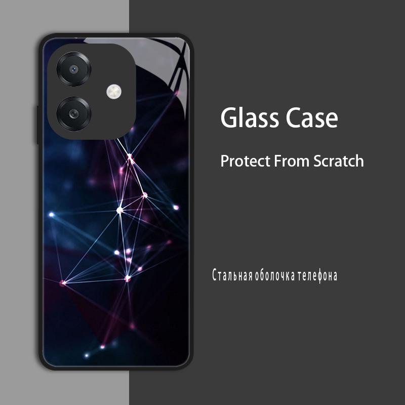 Pro OPPO A60 5G Pouzdro Kryt Tvrzené Sklo Pouzdro Pevné Coque Nárazník Pro Oppo A3 Pro A3X A40 A80 4G 5G Reno 13 Pro Ochranné Pouzdro