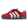 adidas VL COURT 2.0 Abrasion Resistant Low Top Skateboard Shoes Unisex Red HQ1802(Team1071-)