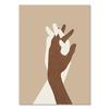 Fashion Poster African Black Woman Abstract Canvas Painting Bohemia Art Print Boho Style Wall Picture Home Girl Room Decoration