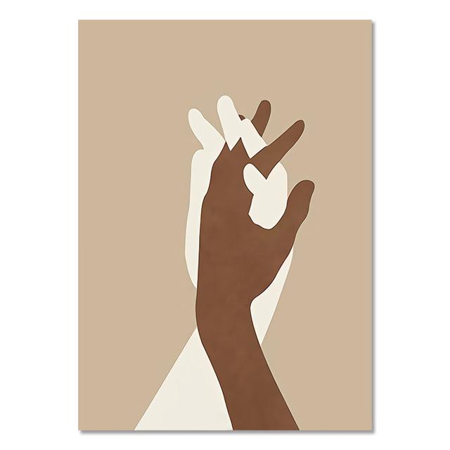 

Модный постер в африканском стиле, черная женщина, абстрактная картина на холсте, богемный художественный принт, настенная картина в стиле бохо, украшение для комнаты для девочек 21cm×30cm NoFrame