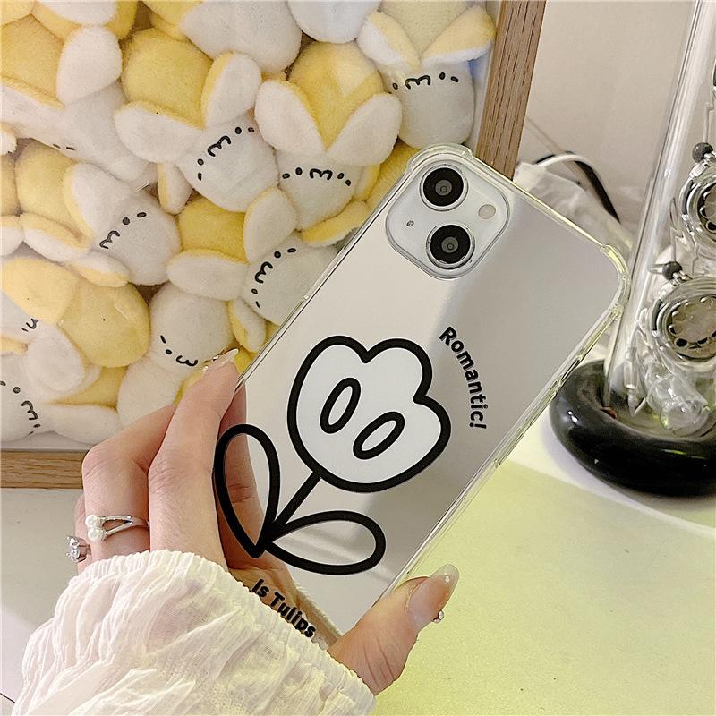 Zhitai Spiegelhülle für Apple iPhone 14 Pro Max/13, Kreatives Design für Huawei P60 & Honor 90