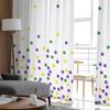 Geometric Circle Tulle Curtains For Living Room Sheer Curtain Bedroom Voile Decorative Window Treatments