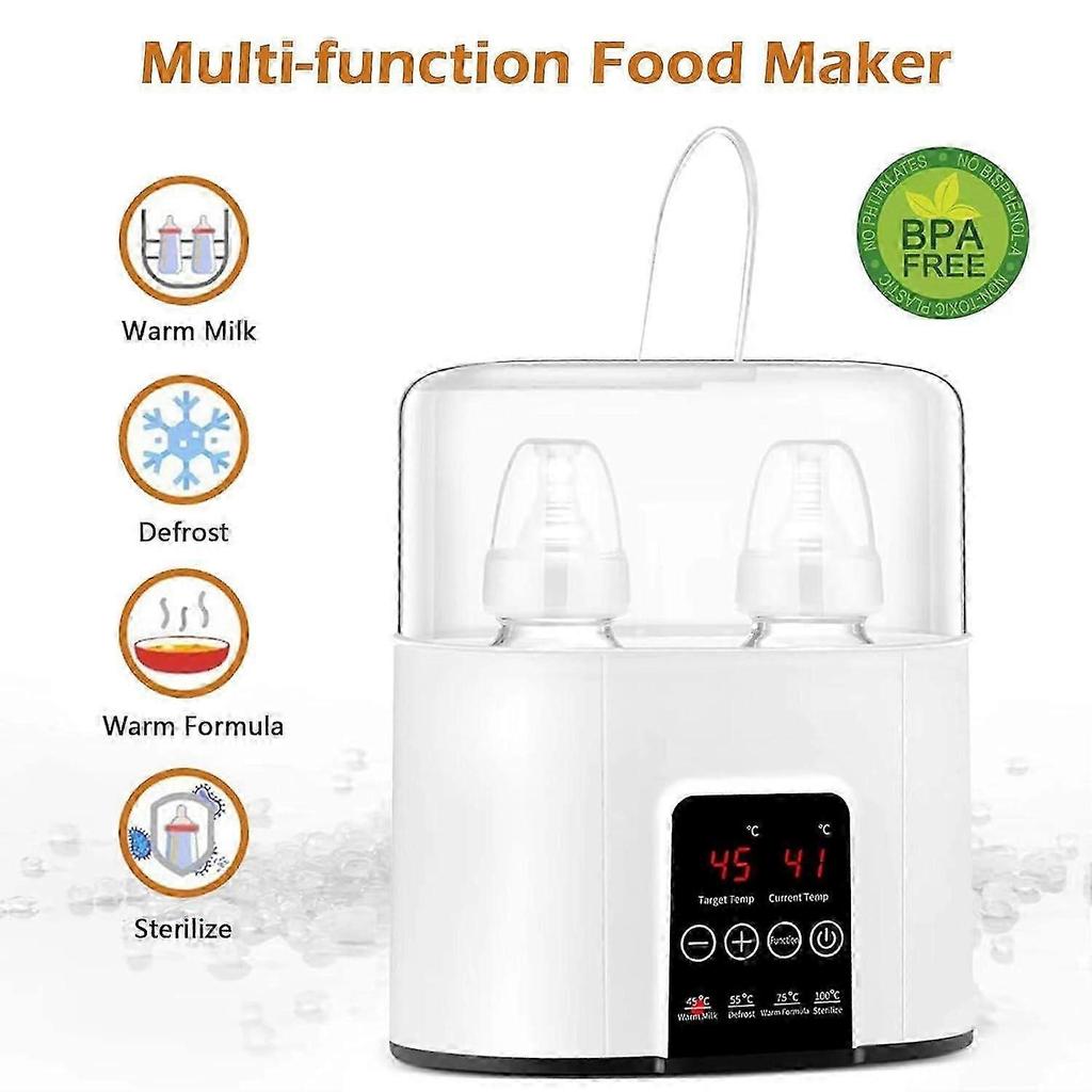 Bottle Warmer 4-in-1 Fast Baby Bottle Warmer And Sterilizer With Timer