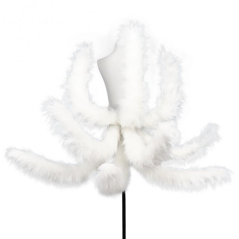 Fluffy Nine-Tailed Fox Tail Cosplay Prop Anime Convention Costume Accessory