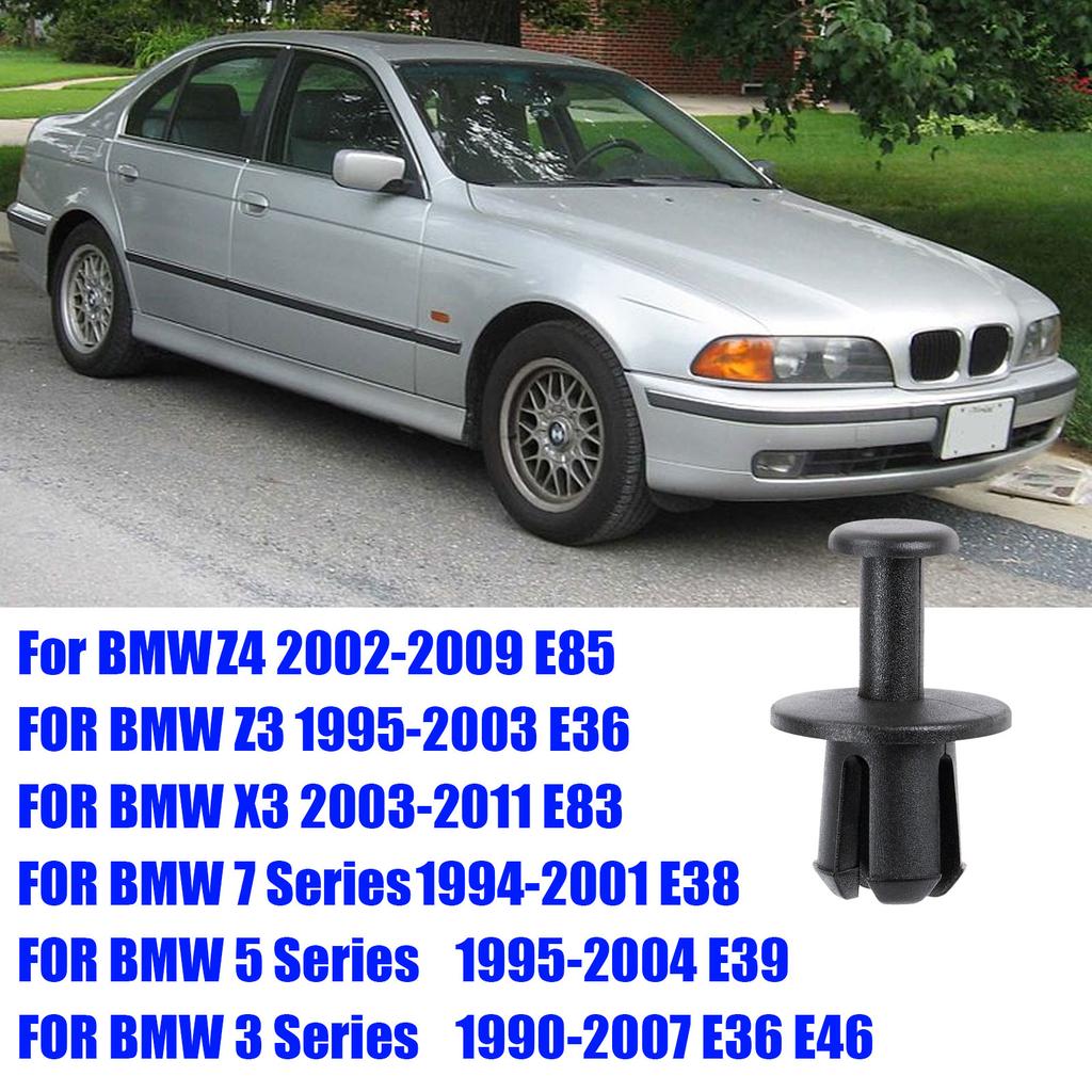 17111712963 Interior Pillar Trim Fastener Radiator Surround Air Guide Panel Clips for BMW 3 5 7 X3 Z3 Z4 E36 E38 E39 E46 E83 E85