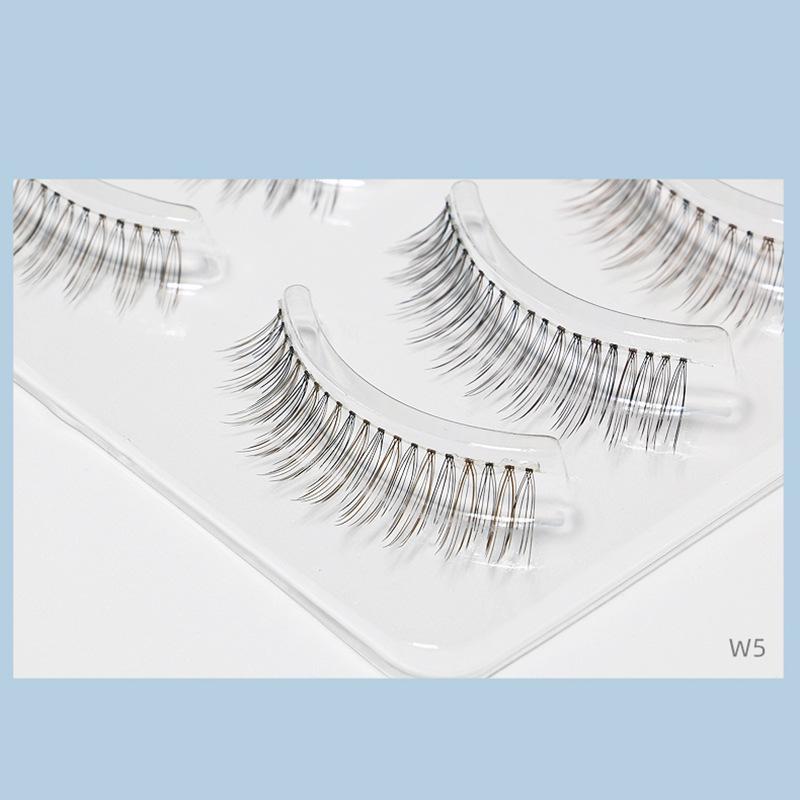 

Magic Tip 3D Curled False Eyelashes - Natural Handmade Full Strip Upper Lashes