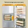 Küche Großraum Eier Kühlschrank Aufbewahrungsbox - Tragbarer Mehrschichtiger Eierablage Organizer, Automatisch Öffnender/Schließender Eierhalter
