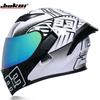 Motorcycle Helmet Men Women's Double Lens Exposed Electric Bicycle Semi-Full Ride