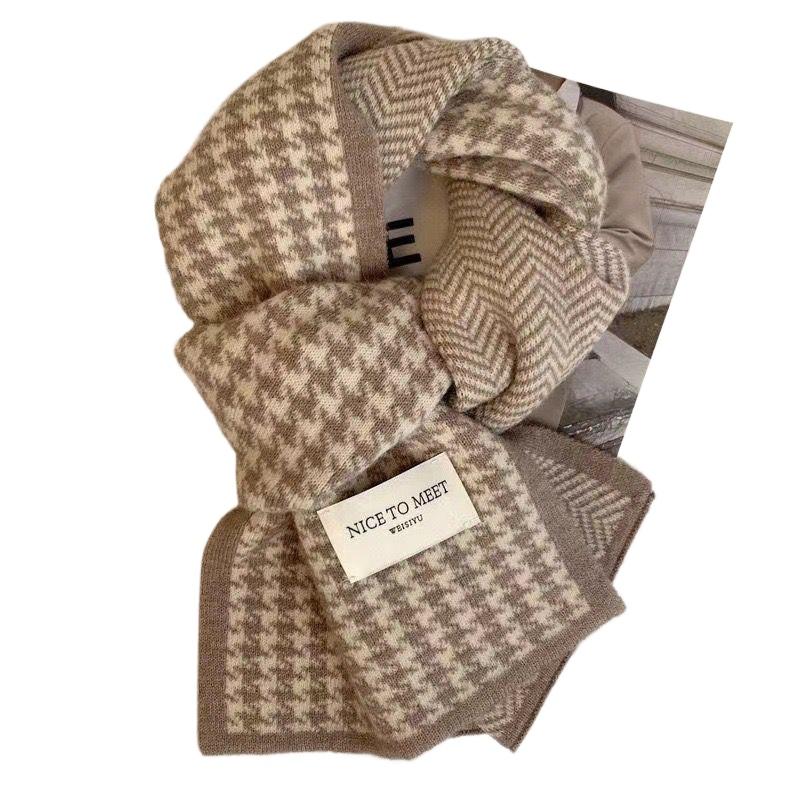 Универсальная шляпа и шарф Зимняя шапка-ушанка с шарфом Комбо для женщин Плюшевая Толстая Теплая Милая Для холодной погоды Милая шапка и шарф с лисичкой