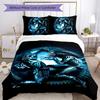 Alien 3pcs Bedding Set Duvet Cover Closure Includes 1 Duvet Cover & 2 Pillowcases for All Seasons Bedroom Home Dorm Decor