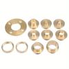11Pcs Woodworking Router Bushing Guide 10-30mm Copper Premium Router Guide Bush