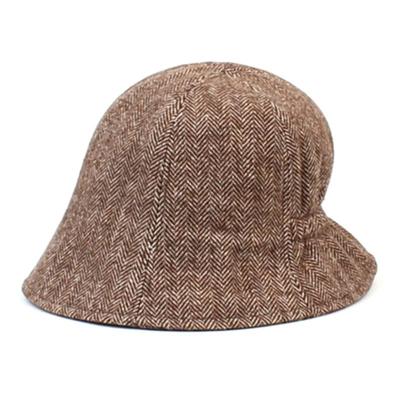 Universal Chemistry Herringbone Wool Beige Bucket Hat