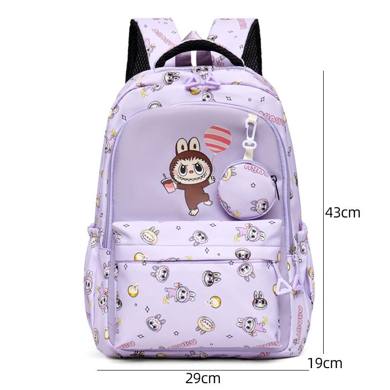 Batoh LABUBU Školní taška Volnočasový batoh Dětská taška Batoh pro základní školu LABUBU Dívčí Chlapecký školní batoh 6 barev