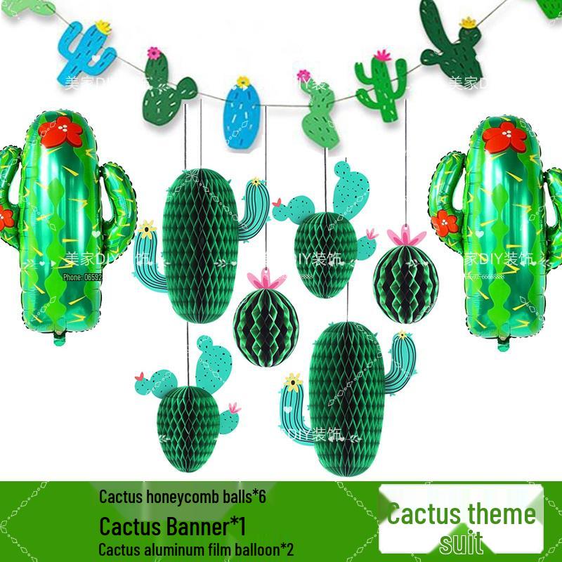 Spring Tropical Fruit Party Ceiling Decorations: Pineapple, Strawberry, Apple, and Grape Honeycomb Balls