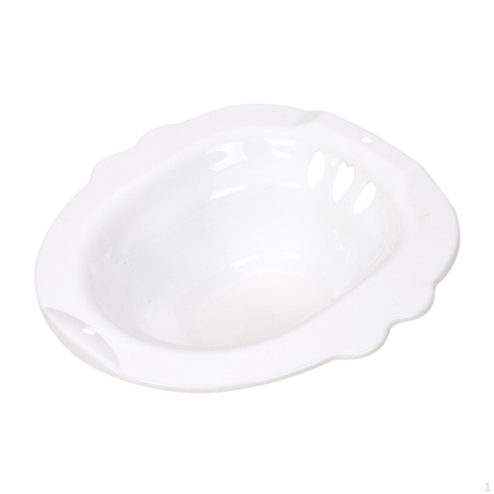 

Portable Sitz Bath for Toilet Seat, No Squatting Required, Bidet, Vaginal Steam белый