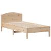 VidaXL Bed Frames and Headboards 100x200 Cm Solid Pine Wood 842614