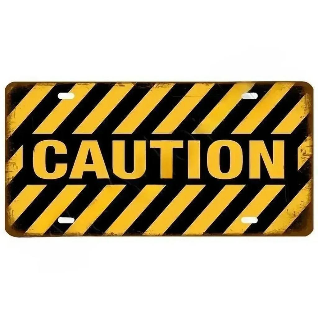 No Smoking Caution Signs: Metal Aluminum Vintage Decor for Garage & Clubs