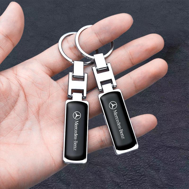 GLC GLB New Style Car Badge Keychain Creative Pendant Keyring For Mercedes Benz AMG W203 W206 W220 W205 W211 W212 W201 W210 W10