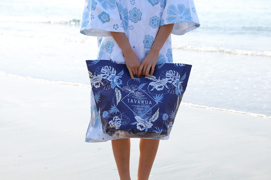 TAVARUA Portable 3055SP Bucket, 38L, Foldable, Waterproof, (BOTANICAL NAVY)