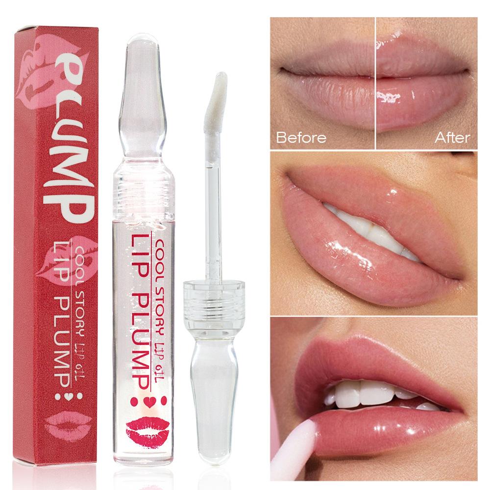 Pouty Lips Lip Gloss Plump and Moisturizing Lip Oil Fruity Lip Gloss Lip Care Fades Lip Lines
