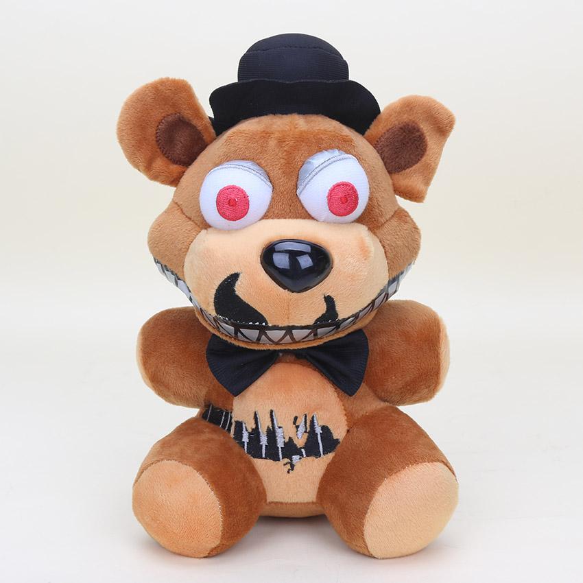 25CM Freddy Plüschtier Foxy Chica Bonnie Springtrap Golden Freddy Fazbear Plüsch weich Stofftiere Kinderspielzeug