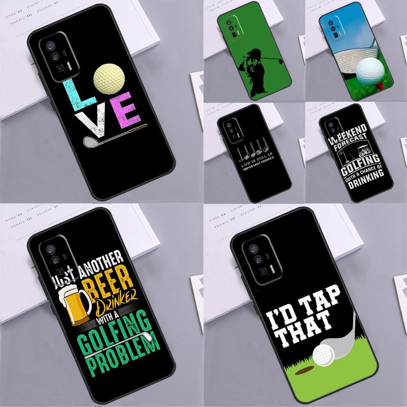 Love Golf Case For Xiaomi 15 14 13 Ultra 11T 12T 13T 14T Pro POCO X7 Pro X3 X5 X6 F5 F6 M6 Pro Funda