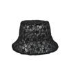 Women Basin Pure Color Caps Hollow Summer Hat Flower Lace Bucket Hat Sun Hat Sun Cap Female Hats