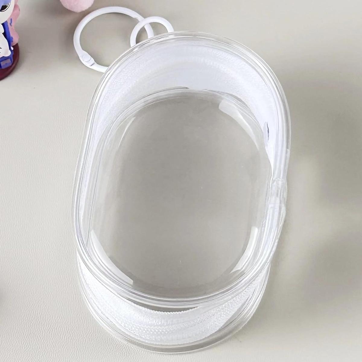 

Многофункциональная сумка для хранения Прозрачная коробка для хранения кабелей для передачи данных и зарядных устройств Портативная коробка для хранения на молнии Пылезащитная коробка для хранения Хранение маленьких кукол